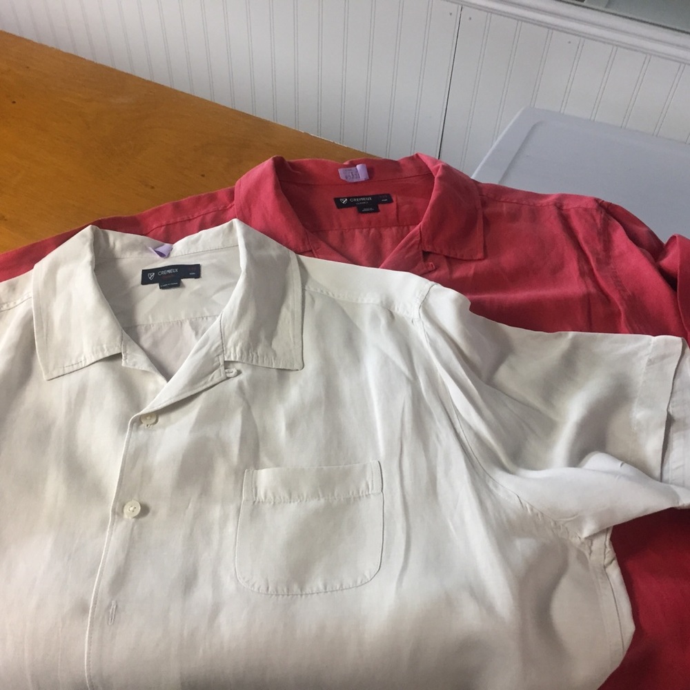 Two lightweight casual button up.